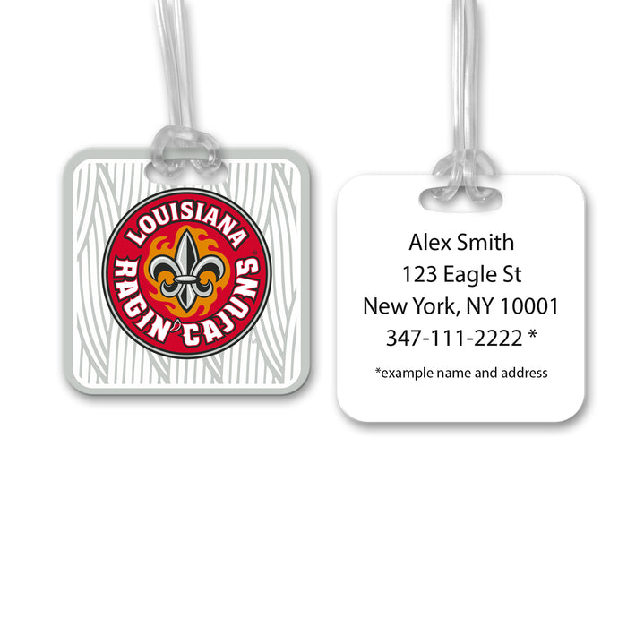University of Louisiana at Lafayette Luggage Bag Tag (square)