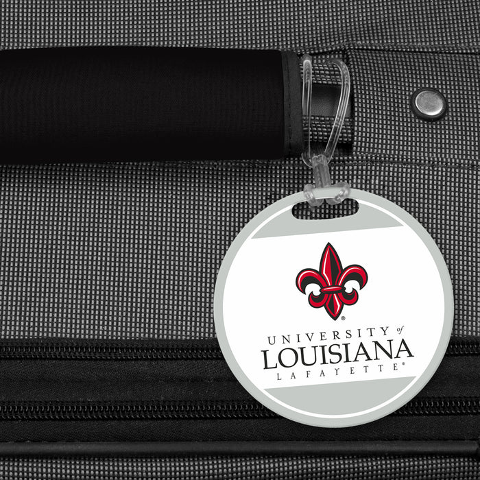 University of Louisiana at Lafayette Luggage Bag Tag (round)