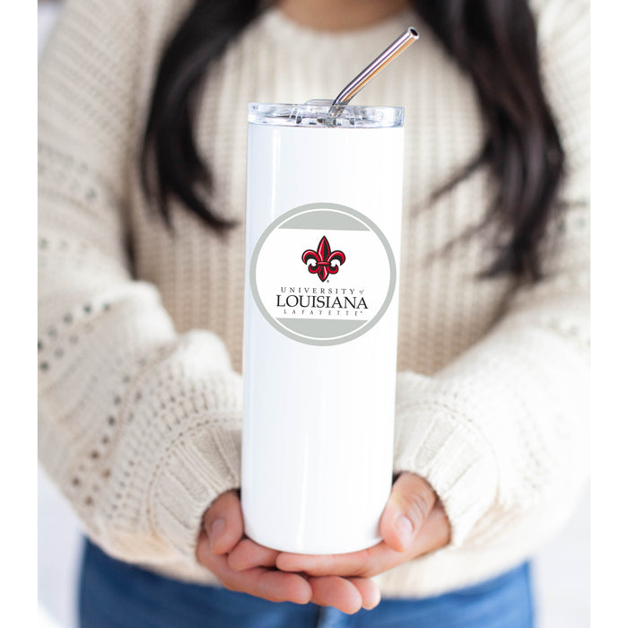 University of Louisiana at Lafayette Stainless Steel Skinny Tumbler 20 OZ