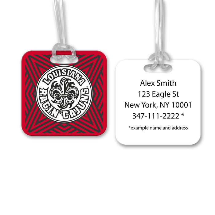 University of Louisiana at Lafayette Luggage Bag Tag (square)