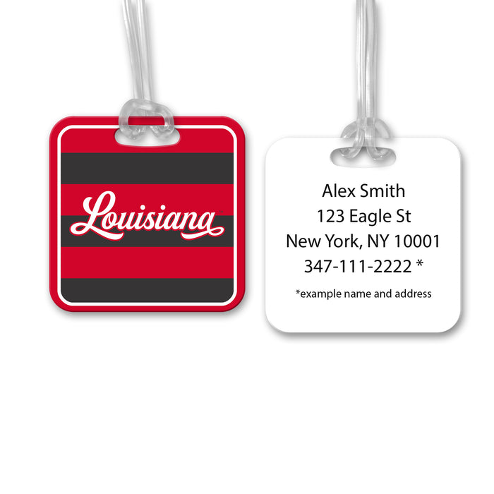 University of Louisiana at Lafayette Luggage Bag Tag (square)