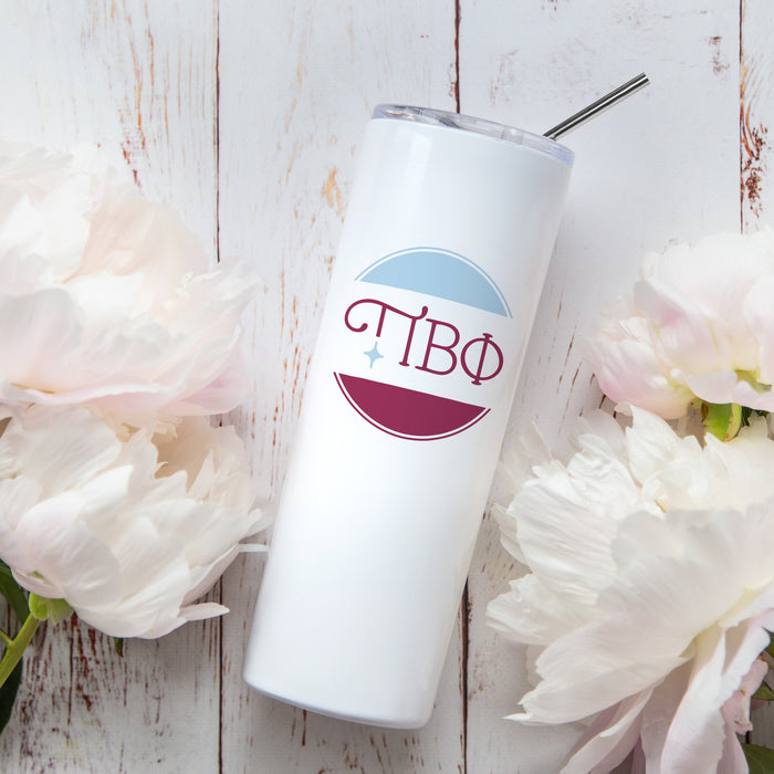 Pi Beta Phi Stainless Steel Skinny Tumbler 20 OZ