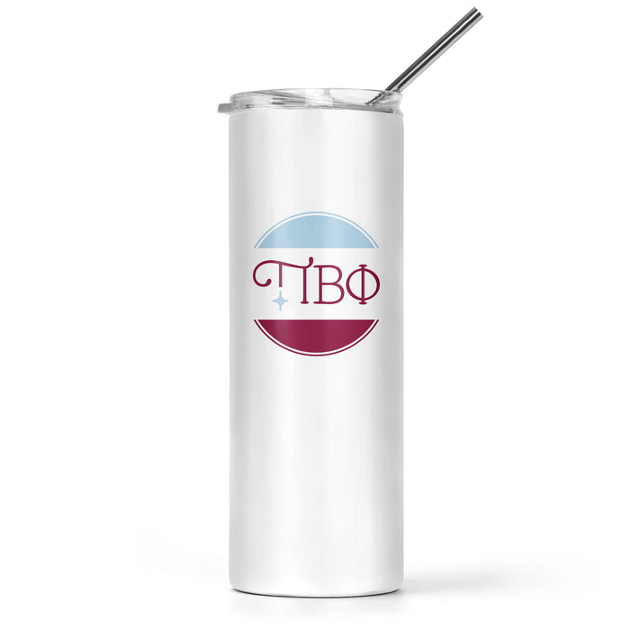 Pi Beta Phi Stainless Steel Skinny Tumbler 20 OZ