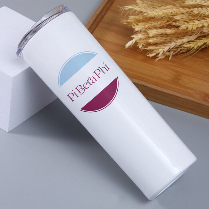 Pi Beta Phi Stainless Steel Skinny Tumbler 20 OZ
