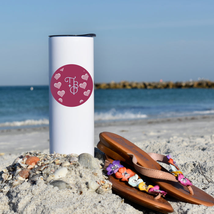 Pi Beta Phi Stainless Steel Skinny Tumbler 20 OZ