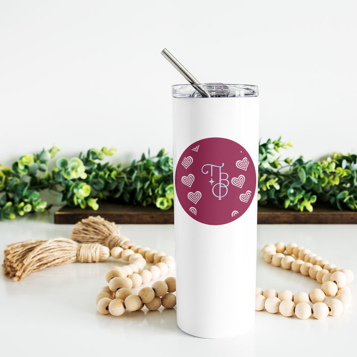 Pi Beta Phi Stainless Steel Skinny Tumbler 20 OZ
