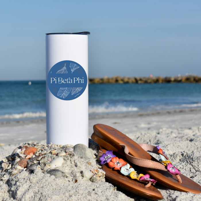 Pi Beta Phi Stainless Steel Skinny Tumbler 20 OZ