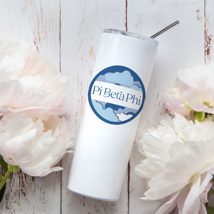 Pi Beta Phi Stainless Steel Skinny Tumbler 20 OZ