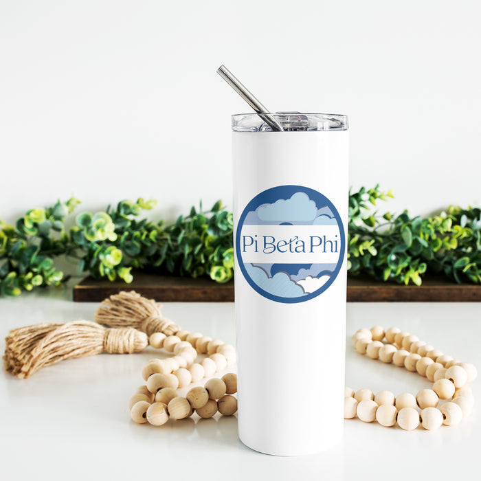 Pi Beta Phi Stainless Steel Skinny Tumbler 20 OZ