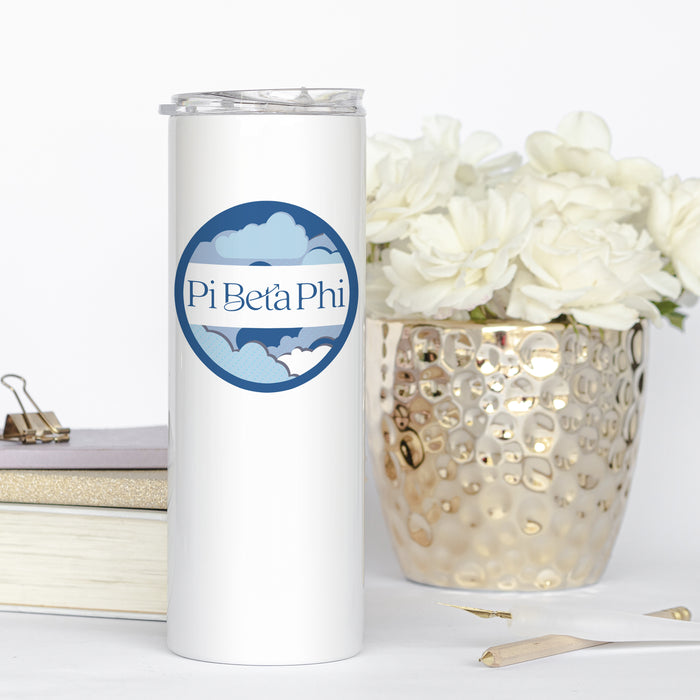 Pi Beta Phi Stainless Steel Skinny Tumbler 20 OZ