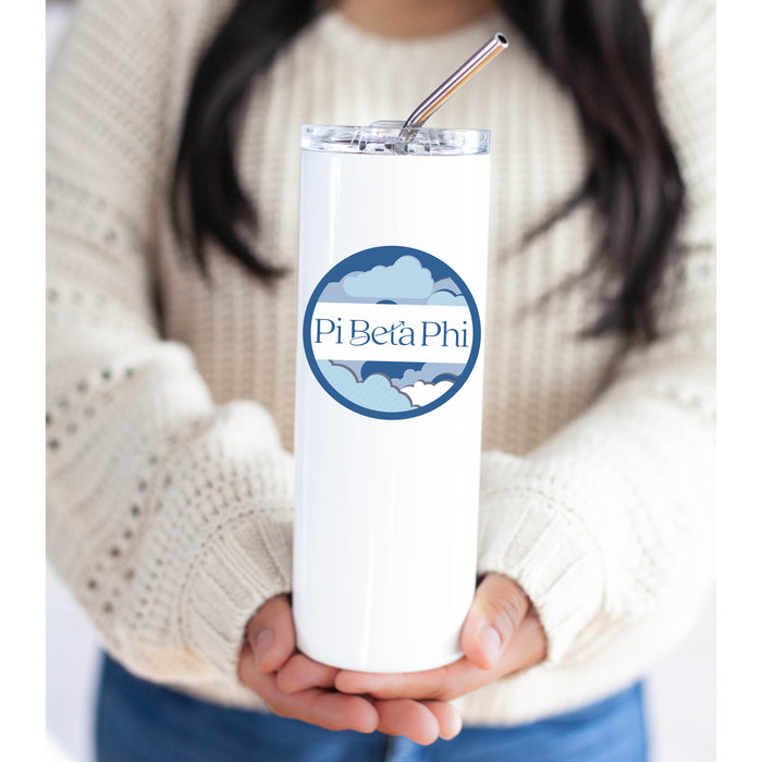 Pi Beta Phi Stainless Steel Skinny Tumbler 20 OZ