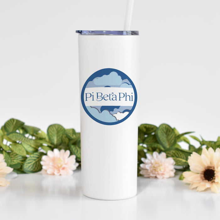 Pi Beta Phi Stainless Steel Skinny Tumbler 20 OZ
