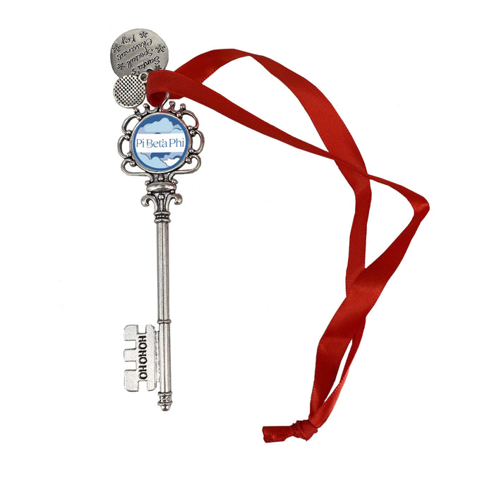 Pi Beta Phi Christmas Ornament Santa Magic Key