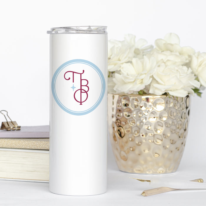 Pi Beta Phi Stainless Steel Skinny Tumbler 20 OZ