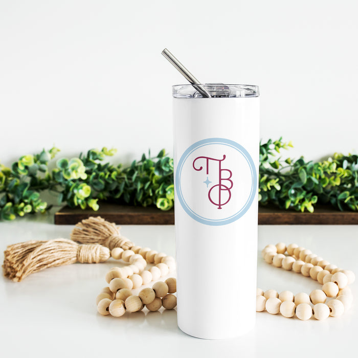 Pi Beta Phi Stainless Steel Skinny Tumbler 20 OZ