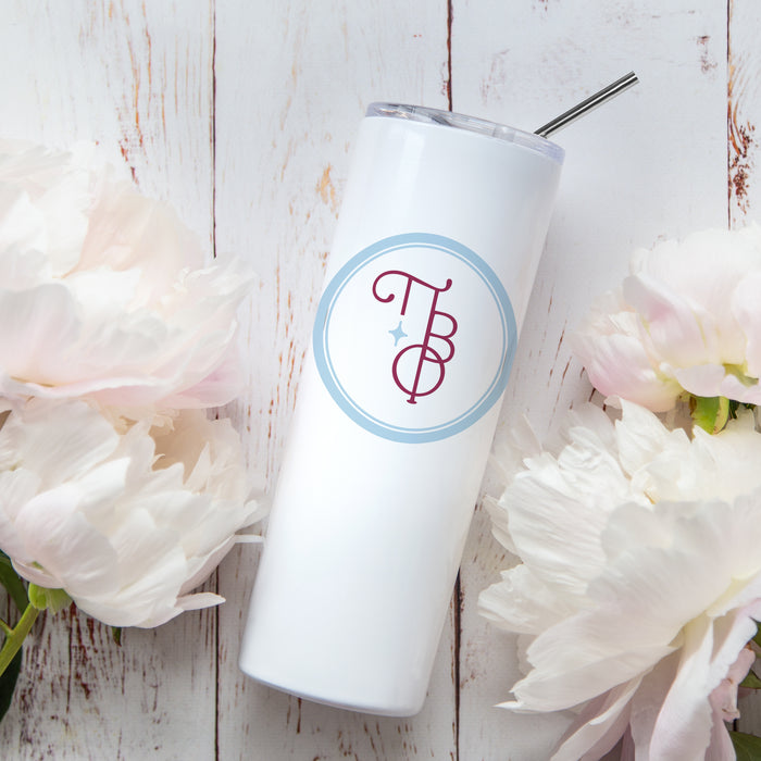 Pi Beta Phi Stainless Steel Skinny Tumbler 20 OZ