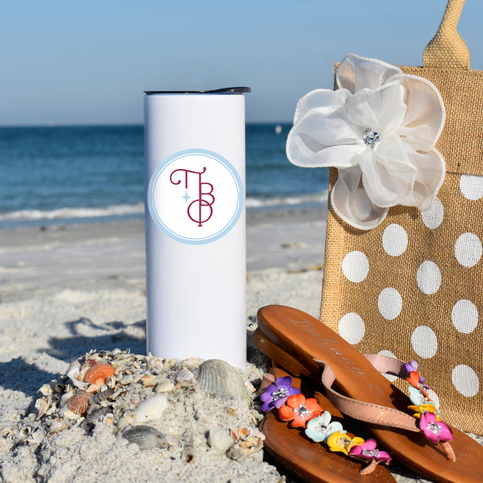 Pi Beta Phi Stainless Steel Skinny Tumbler 20 OZ