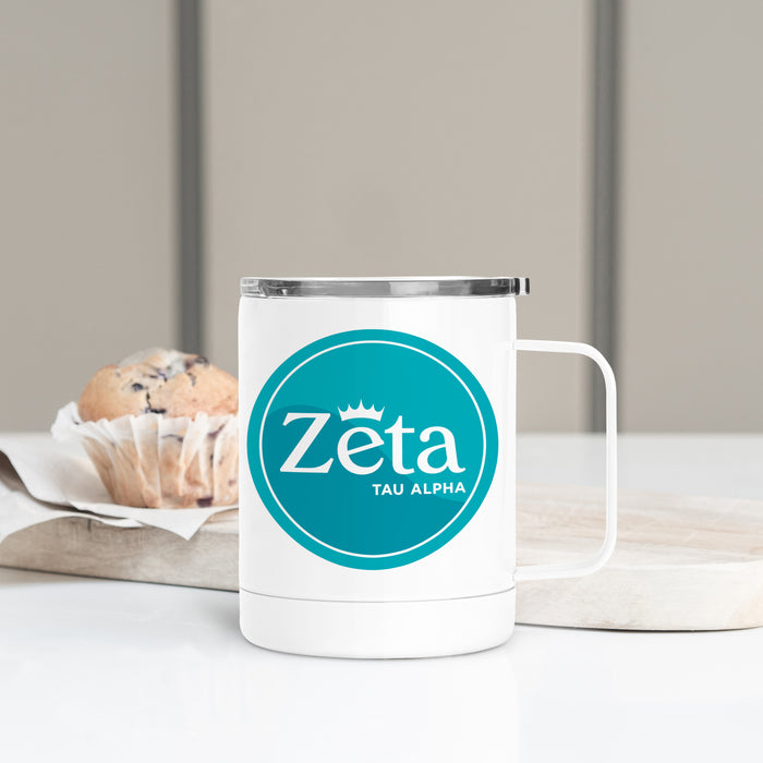 Zeta Tau Alpha Stainless Steel Travel Mug 13 OZ