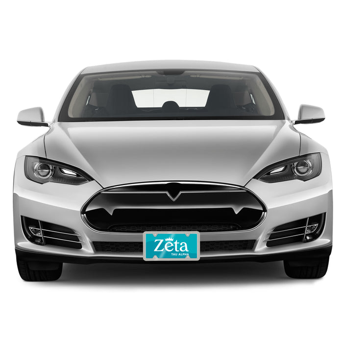 Zeta Tau Alpha Decorative License Plate