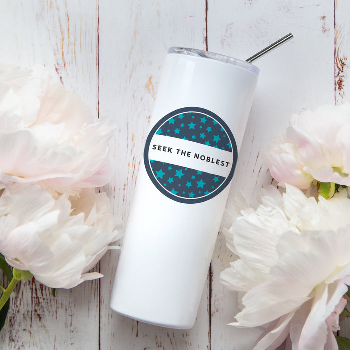 Zeta Tau Alpha Stainless Steel Skinny Tumbler 20 OZ