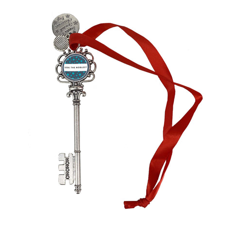 Zeta Tau Alpha Christmas Ornament Santa Magic Key
