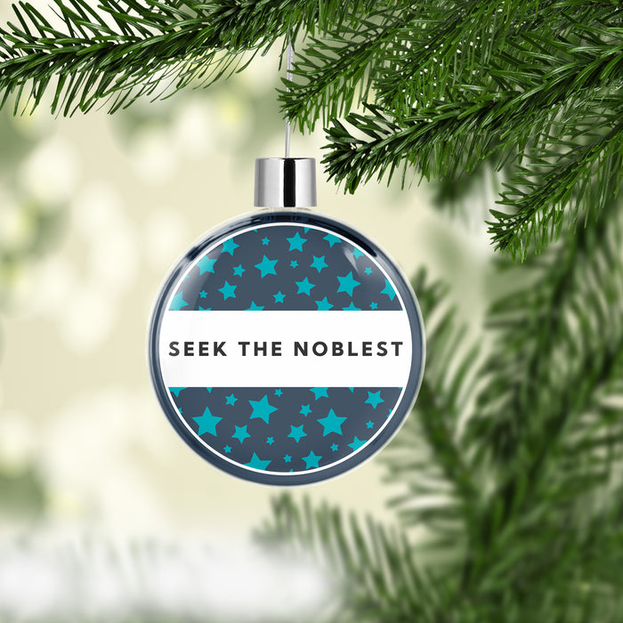 Zeta Tau Alpha Christmas Ornament Flat Round
