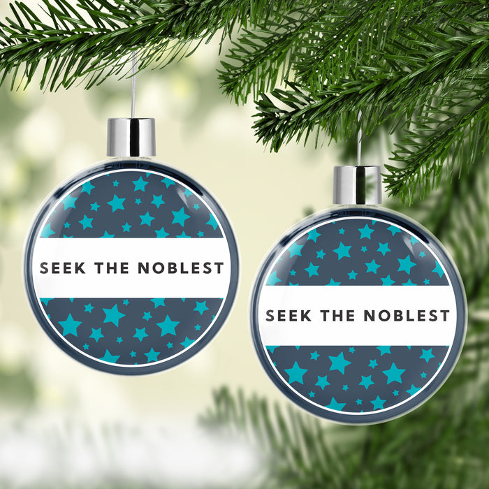 Zeta Tau Alpha Christmas Ornament Flat Round
