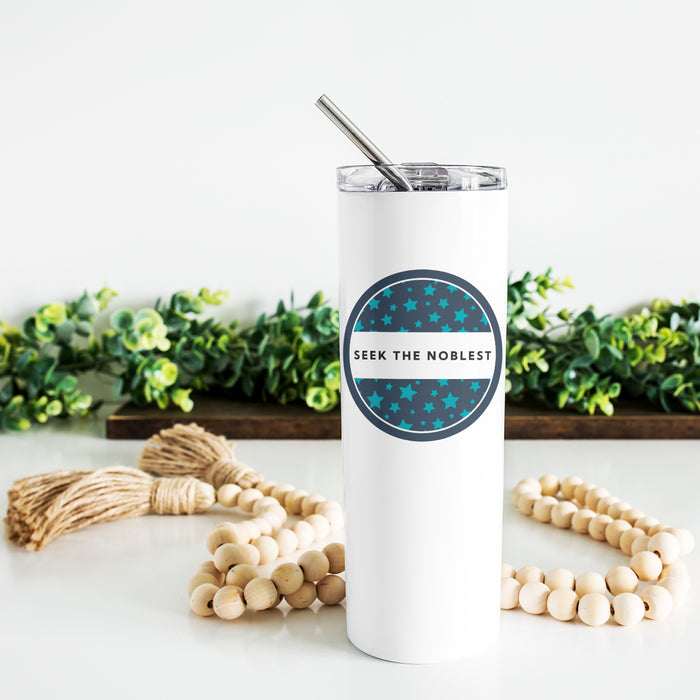Zeta Tau Alpha Stainless Steel Skinny Tumbler 20 OZ