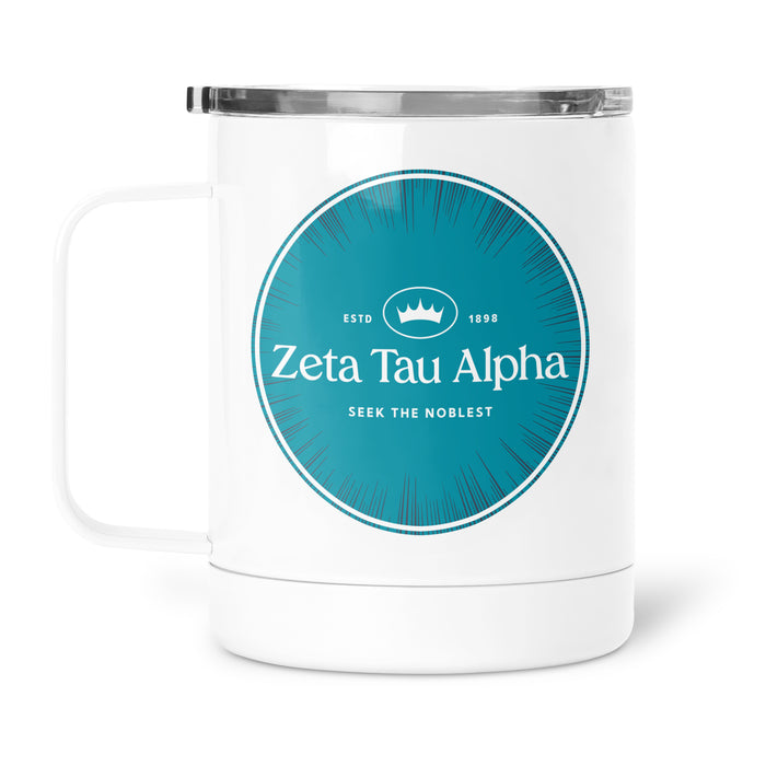 Zeta Tau Alpha Stainless Steel Travel Mug 13 OZ