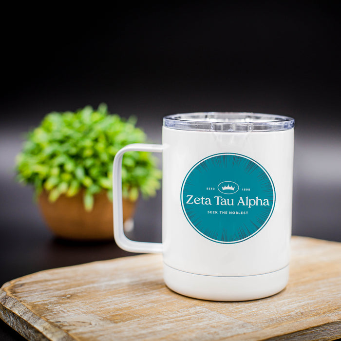 Zeta Tau Alpha Stainless Steel Travel Mug 13 OZ