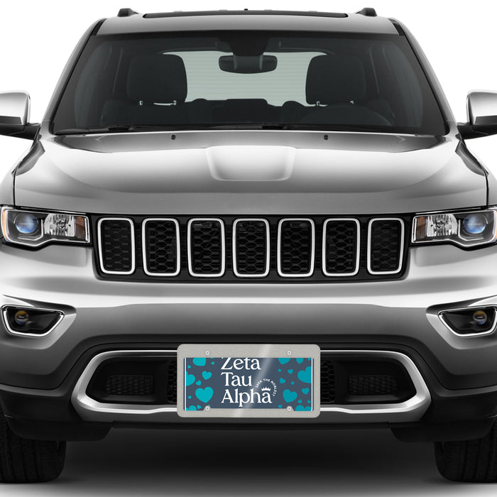 Zeta Tau Alpha Decorative License Plate