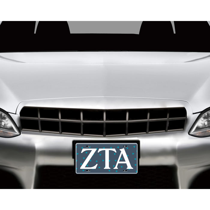 Zeta Tau Alpha Decorative License Plate