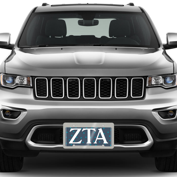 Zeta Tau Alpha Decorative License Plate
