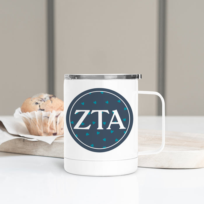 Zeta Tau Alpha Stainless Steel Travel Mug 13 OZ