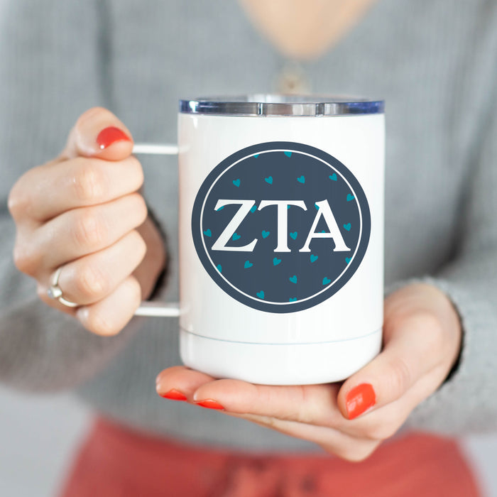 Zeta Tau Alpha Stainless Steel Travel Mug 13 OZ