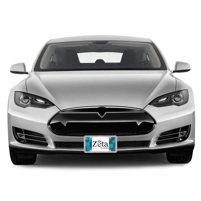 Zeta Tau Alpha Decorative License Plate