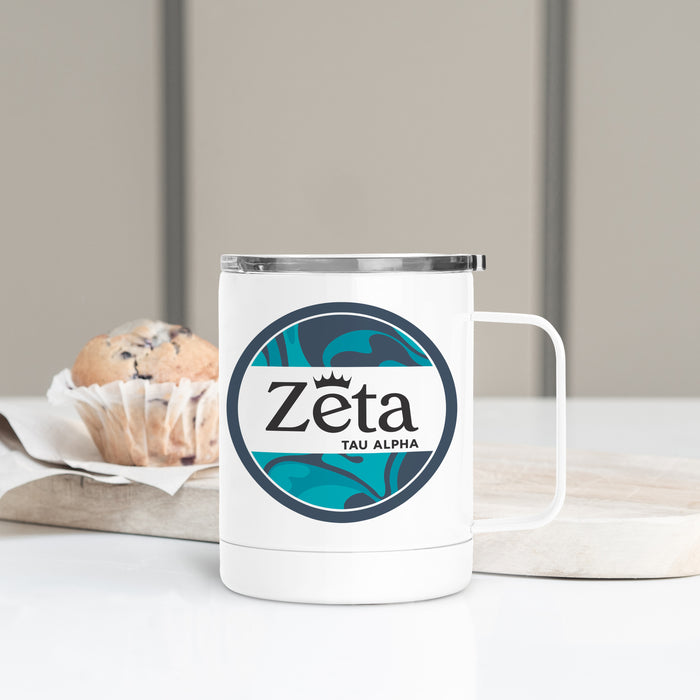 Zeta Tau Alpha Stainless Steel Travel Mug 13 OZ