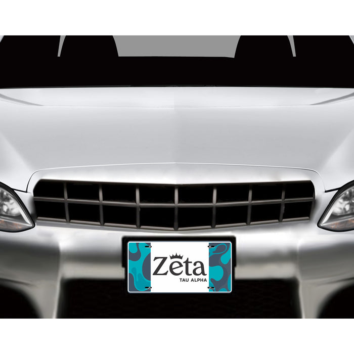 Zeta Tau Alpha Decorative License Plate