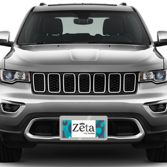 Zeta Tau Alpha Decorative License Plate