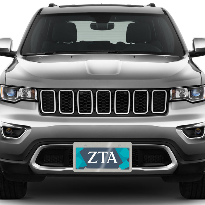 Zeta Tau Alpha Decorative License Plate