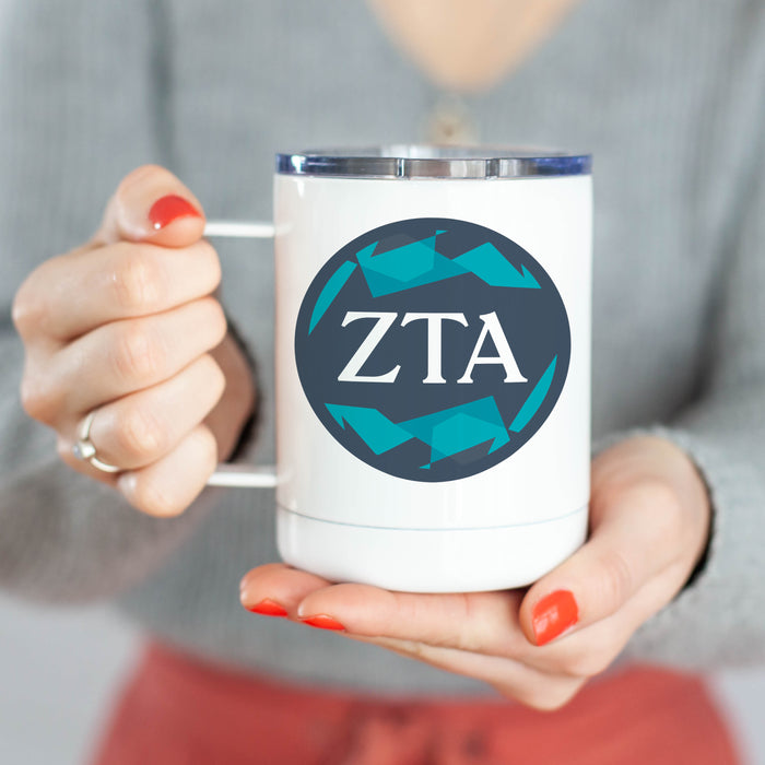 Zeta Tau Alpha Stainless Steel Travel Mug 13 OZ