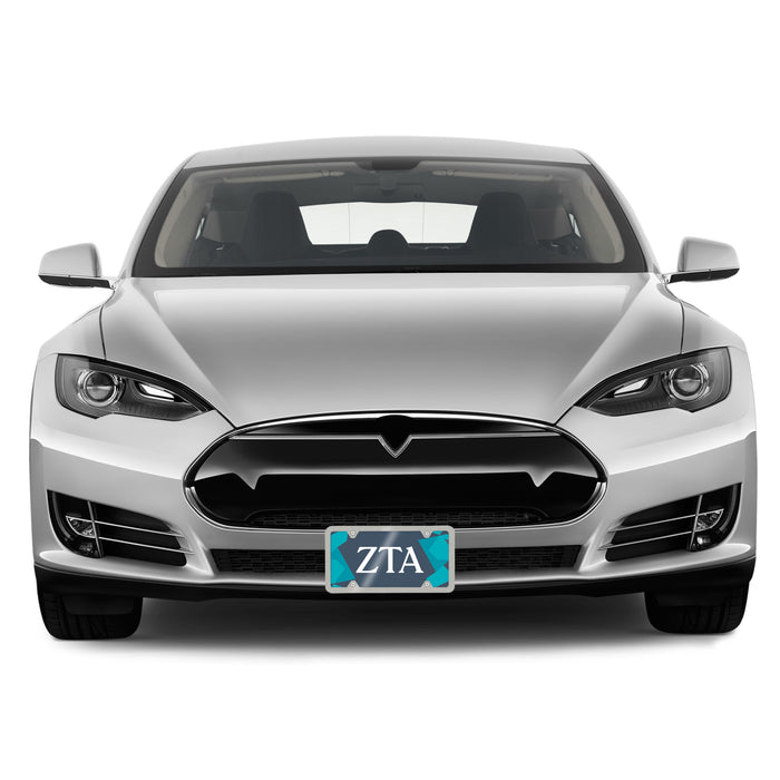 Zeta Tau Alpha Decorative License Plate