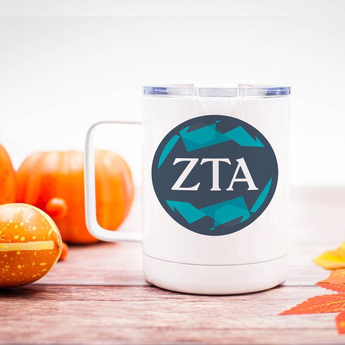 Zeta Tau Alpha Stainless Steel Travel Mug 13 OZ