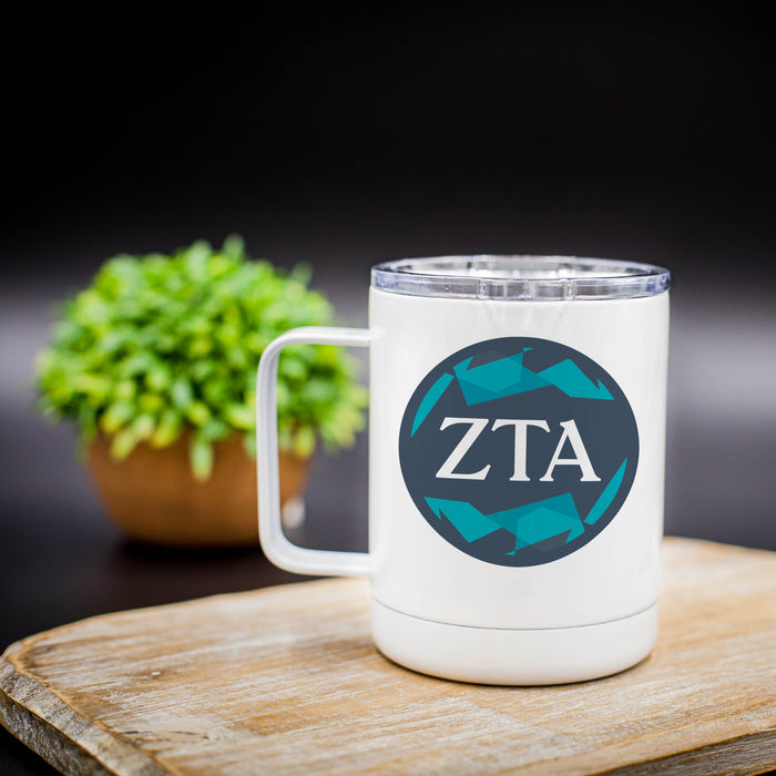 Zeta Tau Alpha Stainless Steel Travel Mug 13 OZ