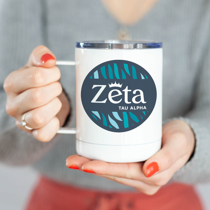 Zeta Tau Alpha Stainless Steel Travel Mug 13 OZ