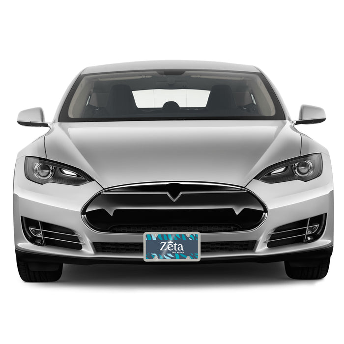 Zeta Tau Alpha Decorative License Plate
