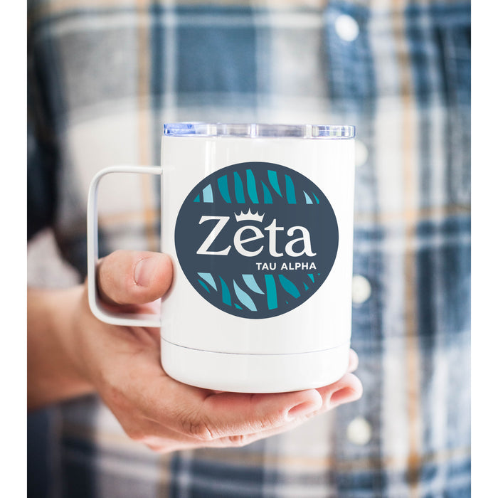 Zeta Tau Alpha Stainless Steel Travel Mug 13 OZ