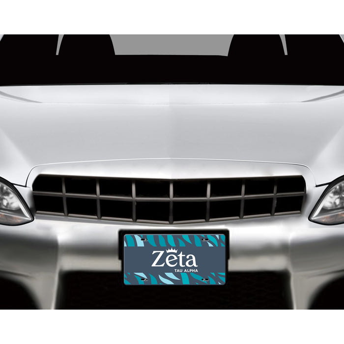 Zeta Tau Alpha Decorative License Plate