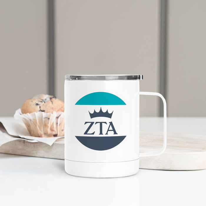 Zeta Tau Alpha Stainless Steel Travel Mug 13 OZ