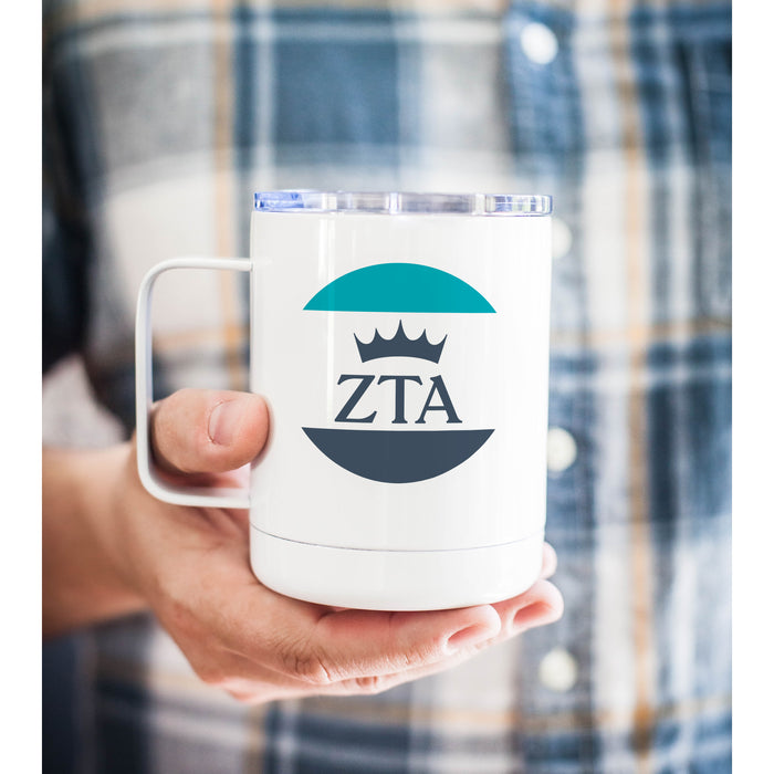 Zeta Tau Alpha Stainless Steel Travel Mug 13 OZ